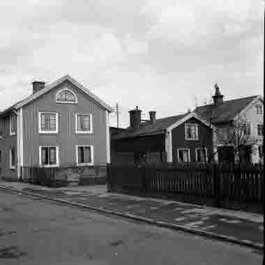 Hörnet Norra Malmgatan - Lindölundsgatan 6/5 1955