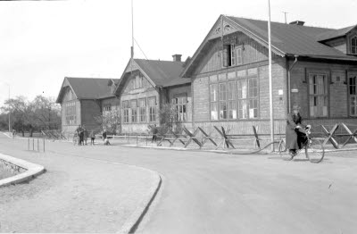 Ängöskolan. Tysk karantänsförläggning