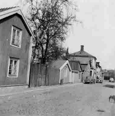 Strandgatan från Södra Malmgatan. 19/4 1964