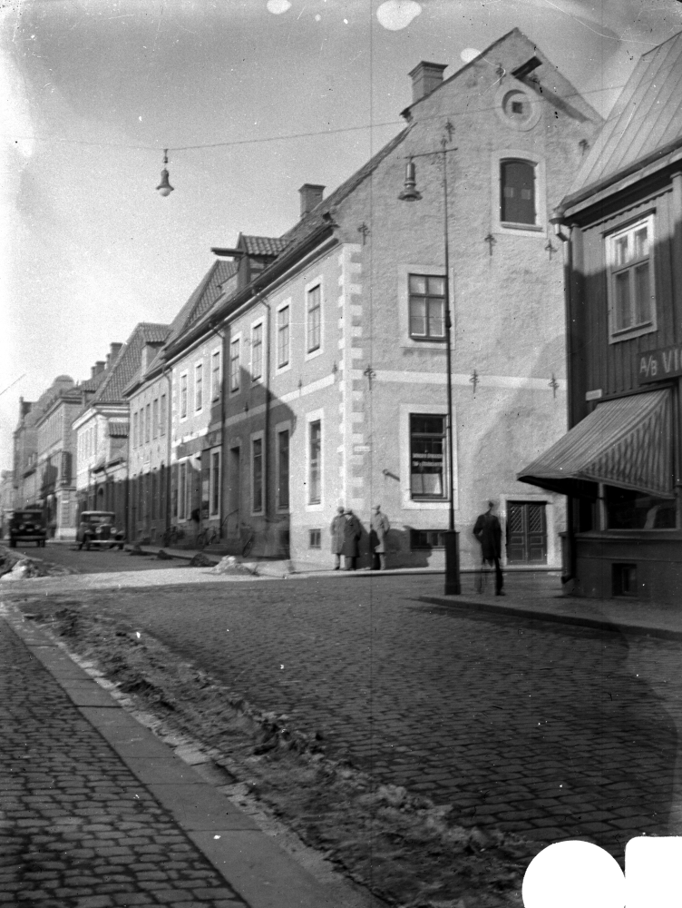 Hörnet Kaggensgatan - Ölandsgatan, Anderzénska huset omkr 1930