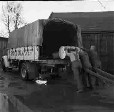 Eolbolaget 4/1 1956 Magasin kvarteret Bönhasen Fiskaregatan 4/1 1956