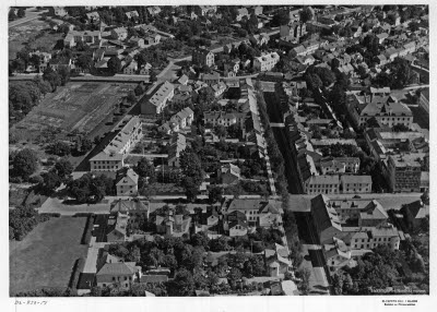 Flygbild över Malmen