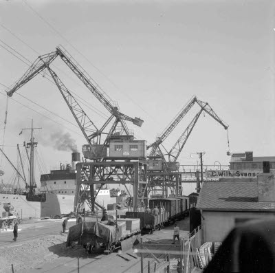 Hamnen Nya kranarna på Tjärhovet