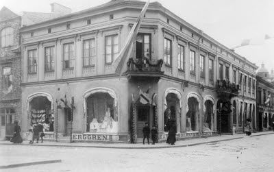 Hörnet Kaggensgatan - Storgatan, Bröderna Berggrens hörna