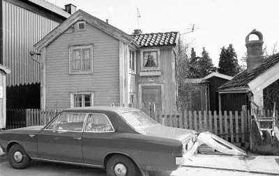Västerlånggatan kv Björken 1975
