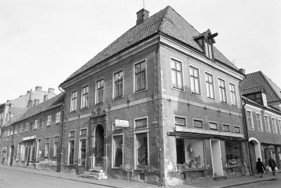 Hörnet Södra långgatan Kaggensgatan kv Landshövdingen 1975