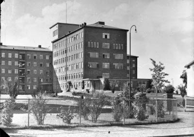 Lasarettet exteriör Ståthållaregatan