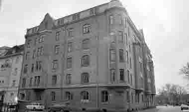 Hörnet Unionsgatan Linnégatan Framsta 1975