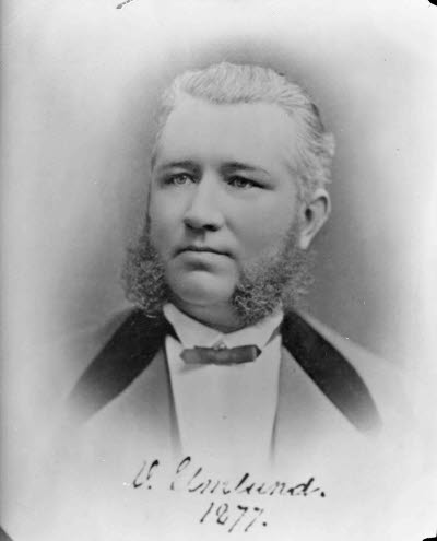 Stadsfullmäktiges ordförande Handl Carl Viktor Elmlund