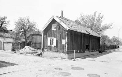 Hörnet Strandgatan Malmbrogatan kv Laken 1975