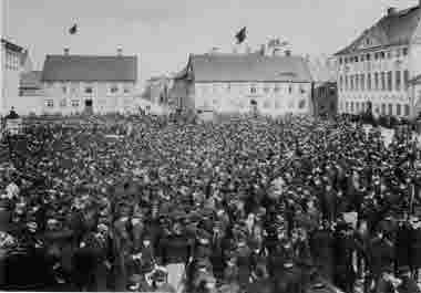 Stortorget Protestmötet 13/4 1903