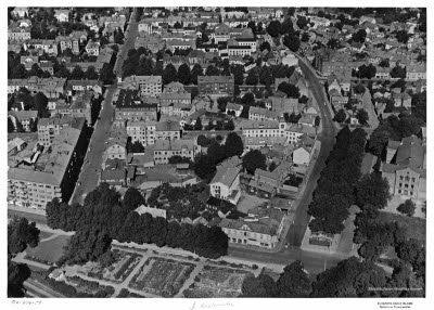 Flygbild över Malmen