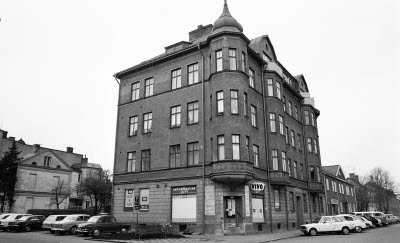 Hörnet Smålandsgatan Unionsgatan kv Bofinken 1975