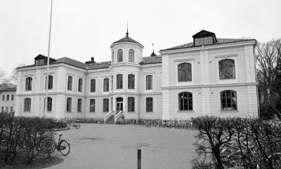 Söderportskolan Slottsvägen kv Valnötsträdet 1975