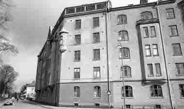 Hörnet Södra vägen Linnégatan Framsta 1975