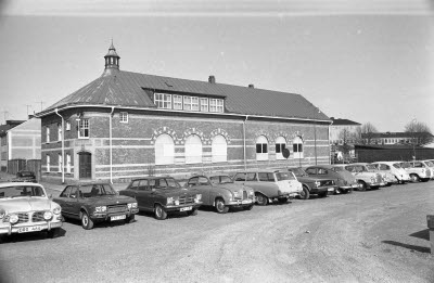 Elverket hörnet Trädgårdsgatan Sankta Gertruds gata kv Hajen 1975