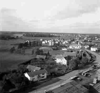 Utsikt från silot åt norr Bergkvara 1956