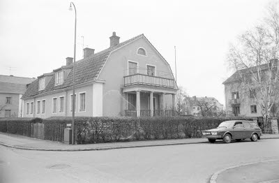Hörnet Wernskjöldsgatan Sankta Gertruds gata kv Gösen 1975