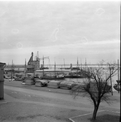 Hamnen och elevatorn 23/4 1956
