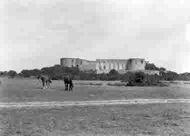 Borgholms slottsruin 22 juli 1942