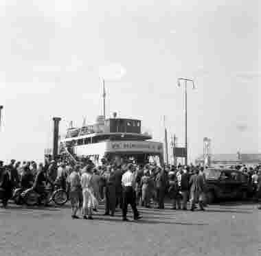 Kalmarsund VI i Färjestaden 1954