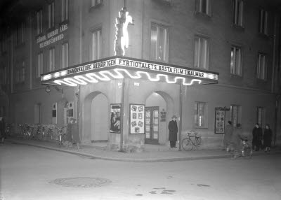 Palladium exteriör hörnet Larmgatan - Norra Långgatan