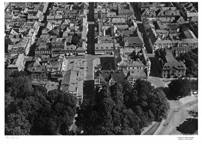 Flygbild över Kvarnholmen