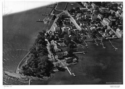 Flygbild över Ängö