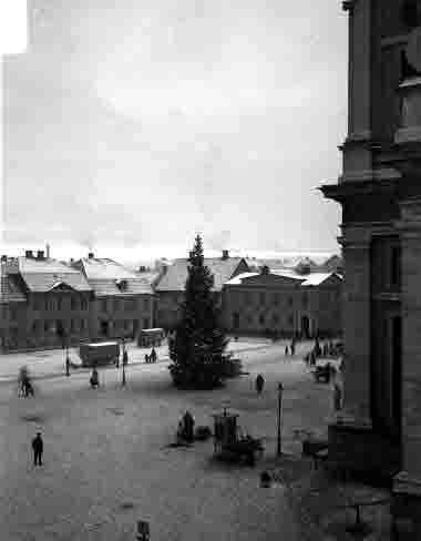 Stortorget julgranen omkr 1950