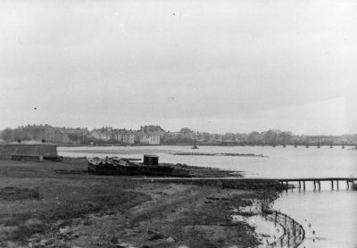 Ängöfjärden och Ängö från bastionen Regeringen