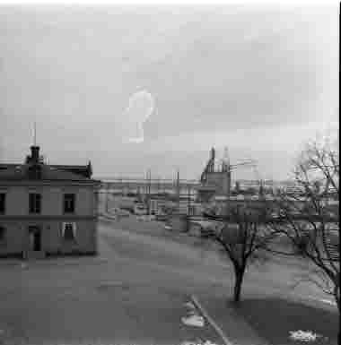 Hamnen och elevatorn 23/4 1956