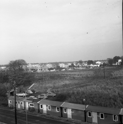 Utskikt från nya sjöbefälsskolan mot öster "Getingen" 27/10 1961