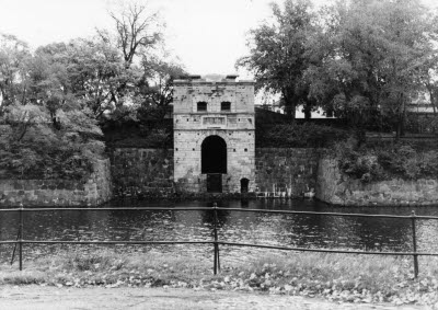 Västerport från fängelset ca 1974