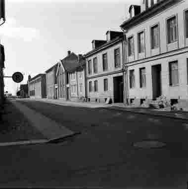 Proviantgatan från Norra Långgatan 15/8 1962