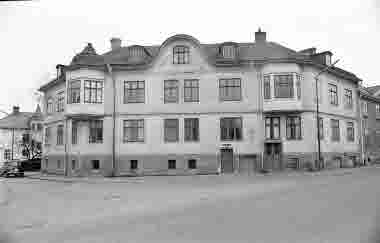 Hörnet Lorensbergsvägen Nygatan kv Grönsiskan 1975