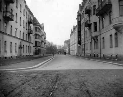 Bremerlyckan Frejagatan från Vegagatan mot norr