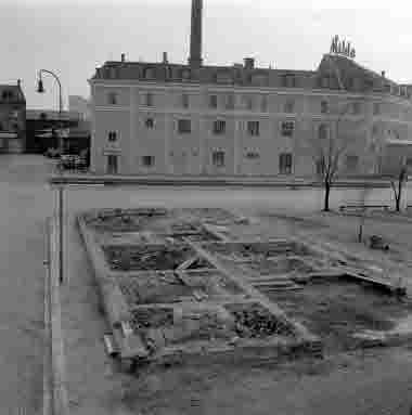 Grunden efter gamla gasverket Kaggensgatan