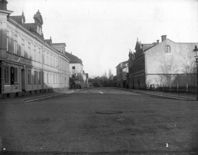 Fabriksgatan från Smålandsgatan mot öster