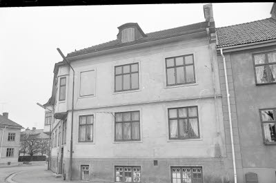 Hörnet Lorensbergsvägen Nygatan kv Grönsiskan 1975