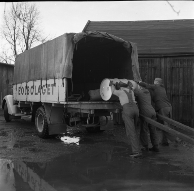 Eolbolaget 4/1 1956 Magasin kvarteret Bönhasen Fiskaregatan 4/1 1956