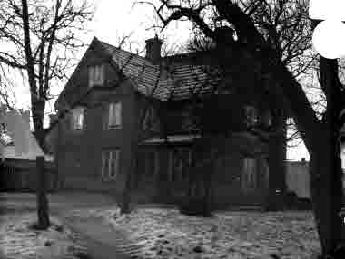 Lilla Dammgatan, kv Granen, "Hökaboet" stora boningshuset januari 1936