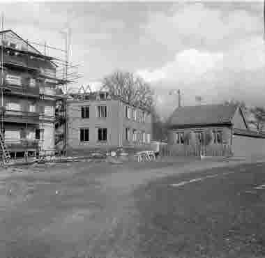 Hökaboet vid Lilla Dammgatan, rives, april 1954