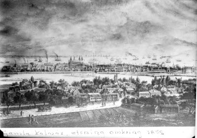 Utsikt av Calmar stad från Norrgård
Elias Fredrik Martin (1804-1854)