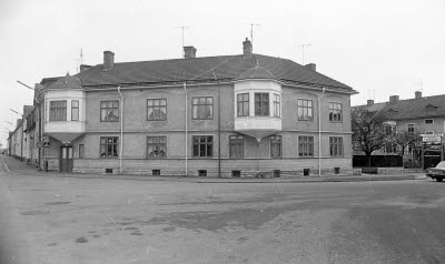 Hörnet Nygatan Lorensbergsgatan kv Lommen 1975