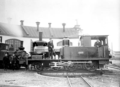 Kalmar - Berga järnväg lok No 4 "Freja", tillverkat 1897 Nykvist & Holm No 463