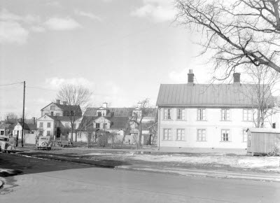 Hörnet Norra vägen Södra Malmgatan efter rivningen