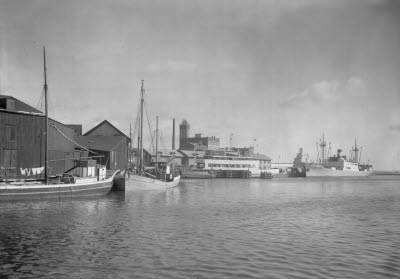 Hamnen från Barlastholmen