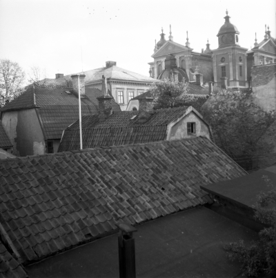 Fru Maria Parrow exteriör över gården Fiskaregatan 50