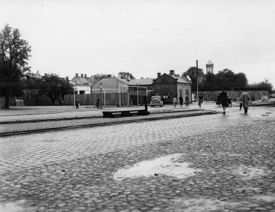 Gamla gasverkstomten, bastionenJohannes Rex i bakgrunden
