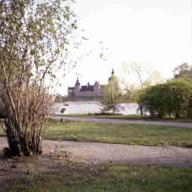 Slottet från promenaden 1963